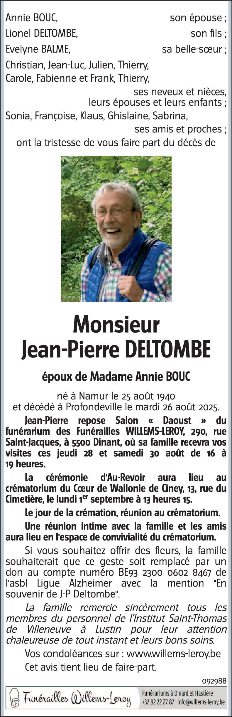 Jean-Pierre DELTOMBE