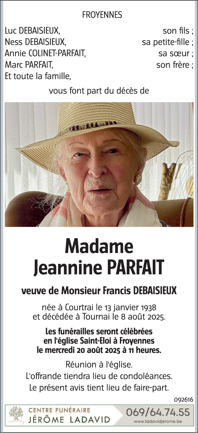 Jeannine PARFAIT