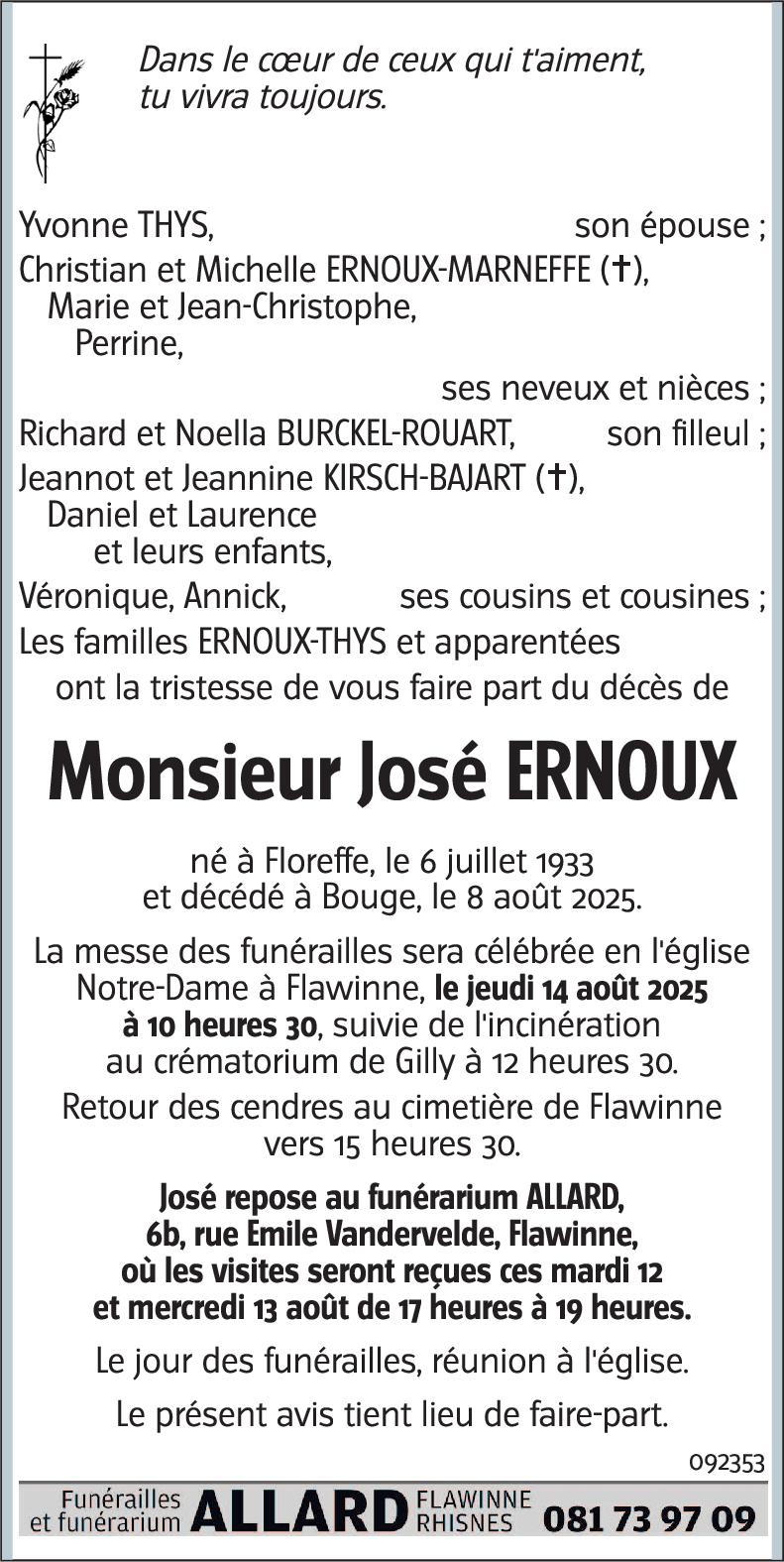 José ERNOUX