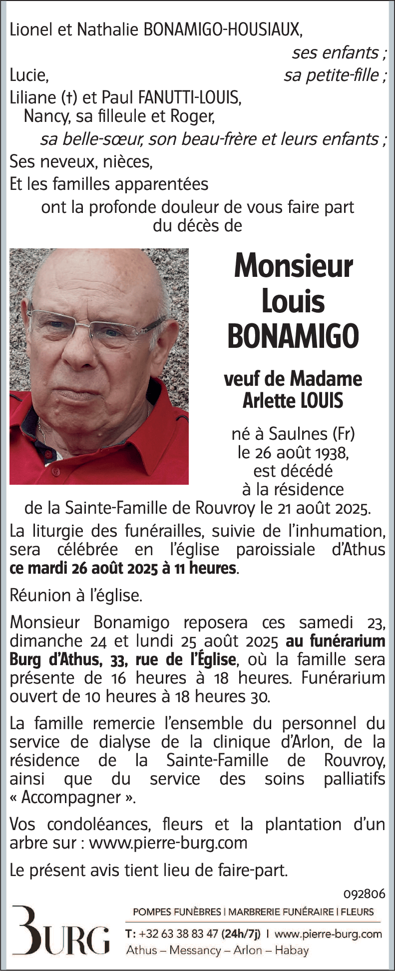 Louis BONAMIGO