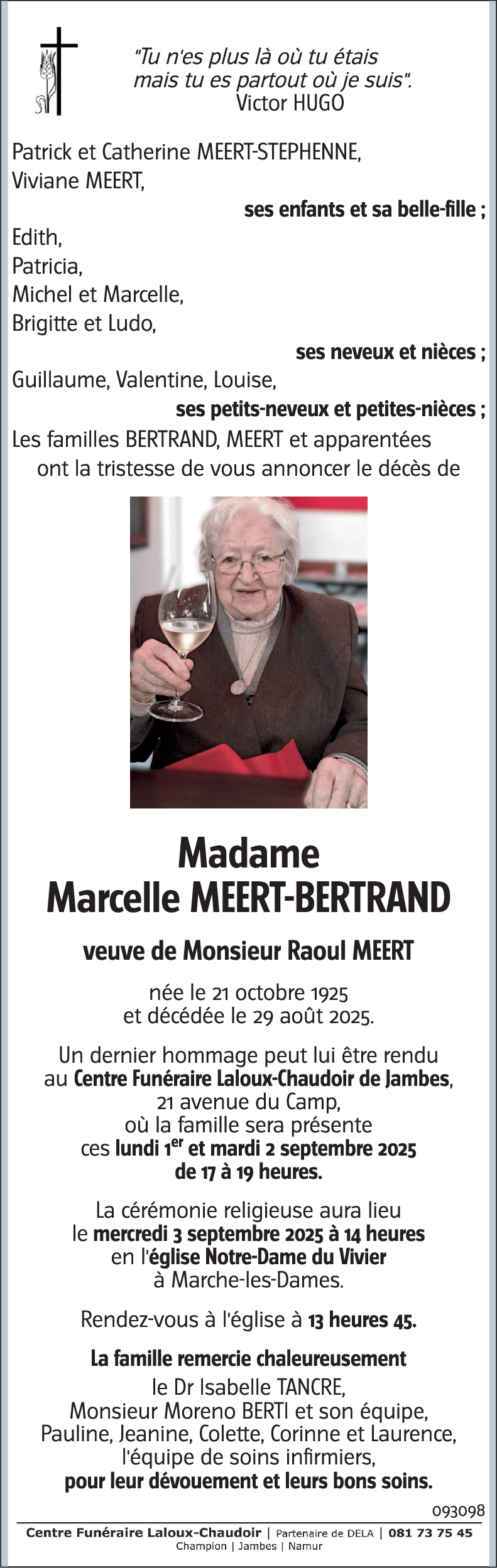 Marcelle MEERT-BERTRAND