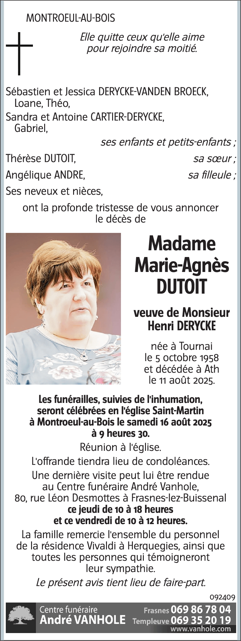 Marie-Agnès DUTOIT