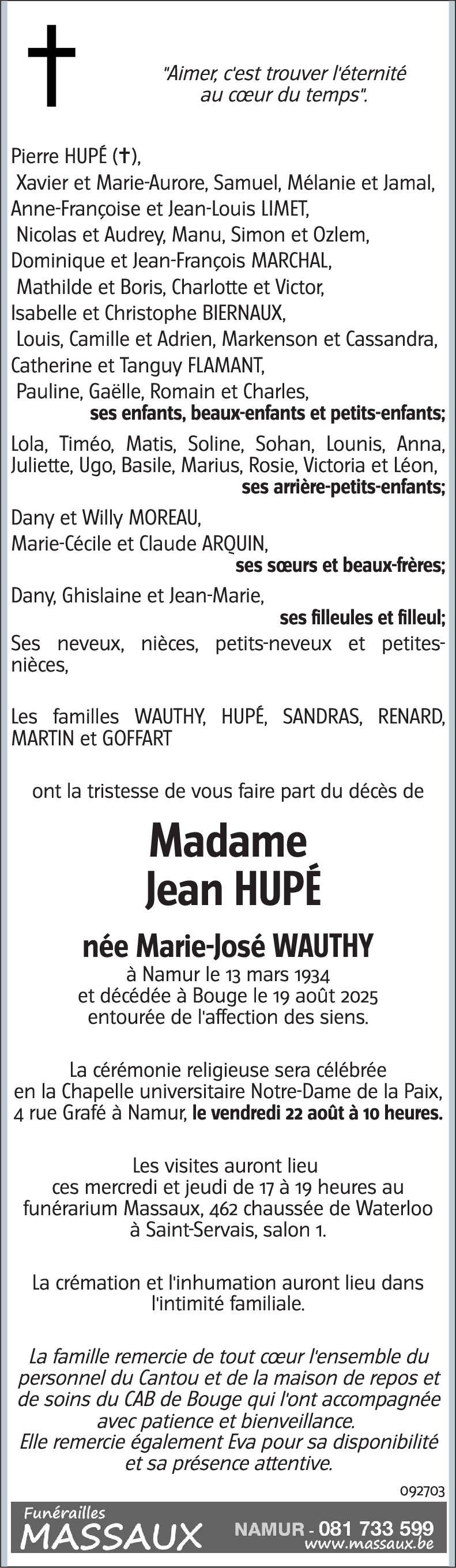 Marie-José WAUTHY