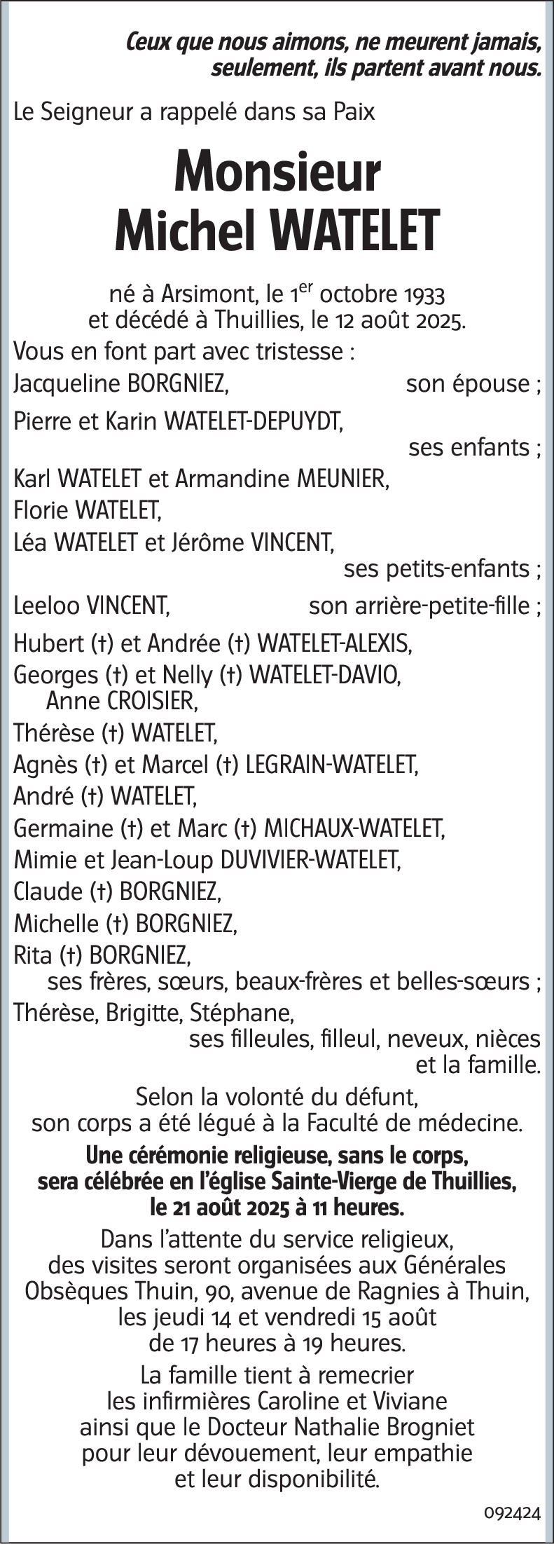Michel WATELET