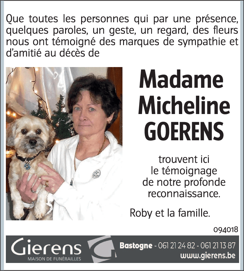 Micheline GOERENS
