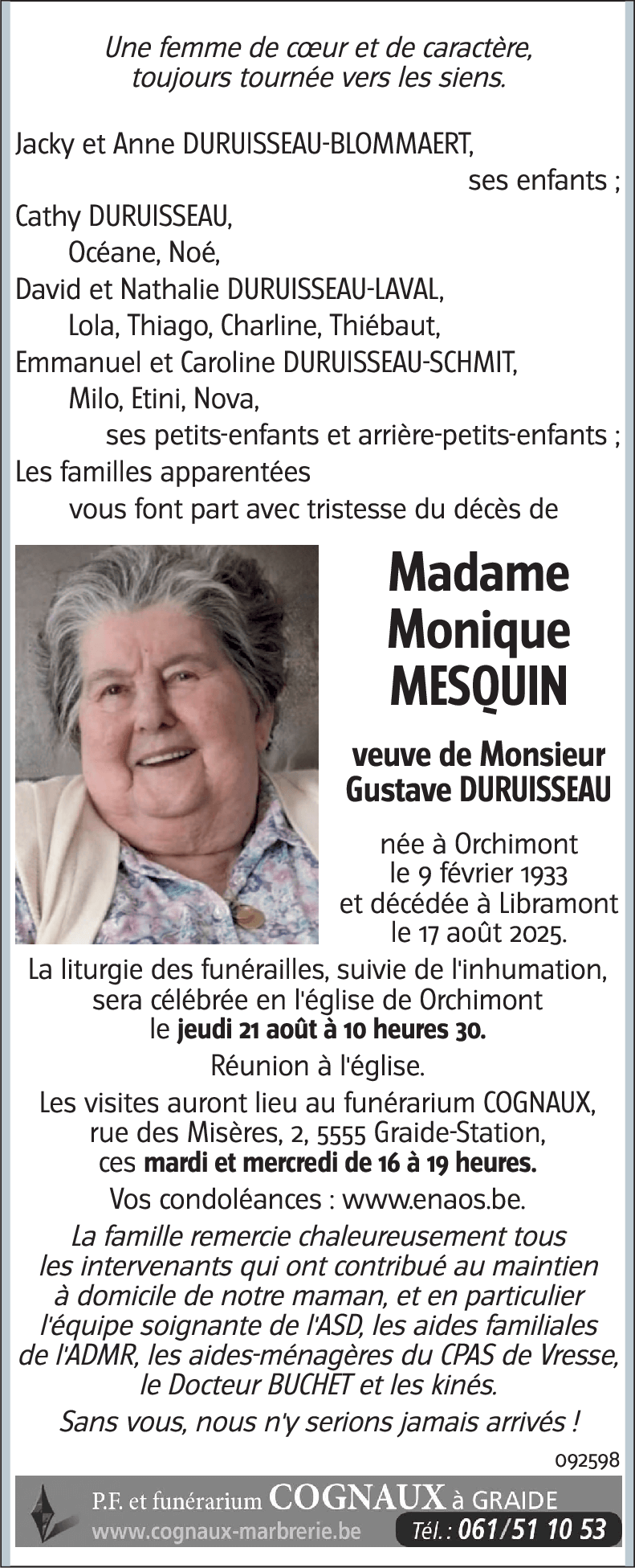 Monique MESQUIN