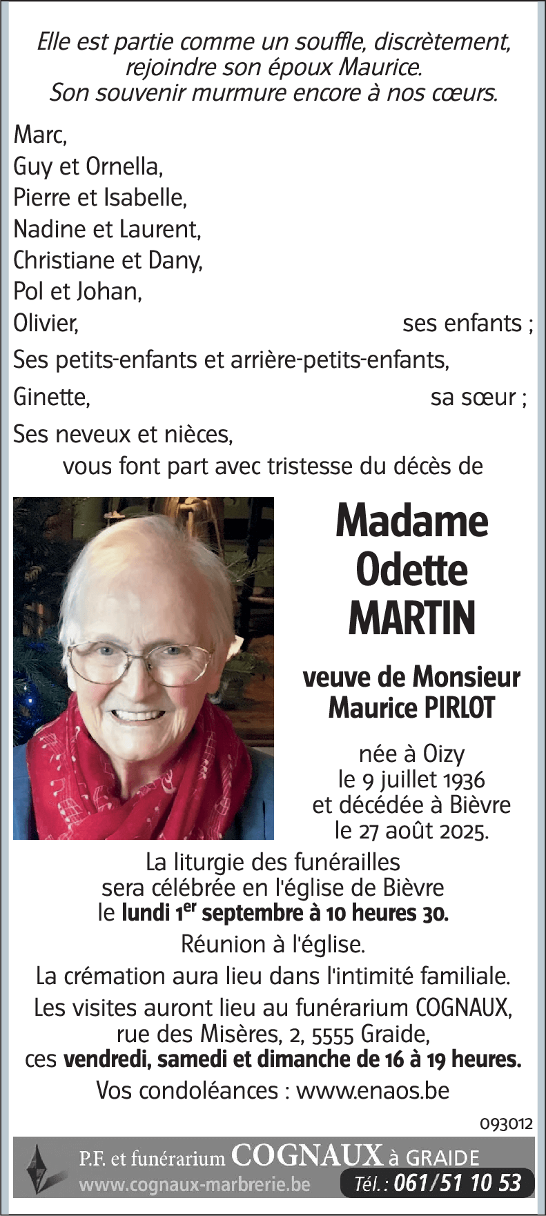 Odette MARTIN