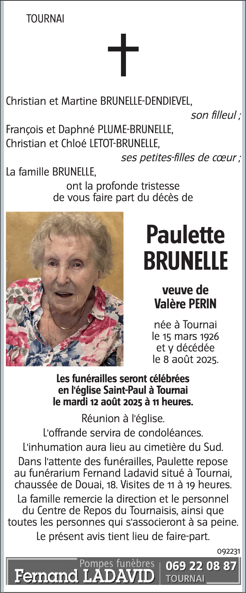 Paulette BRUNELLE