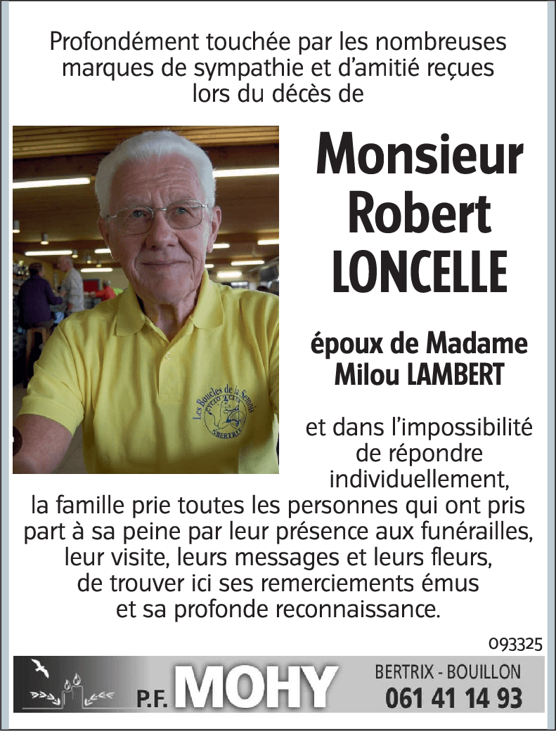 Robert LONCELLE