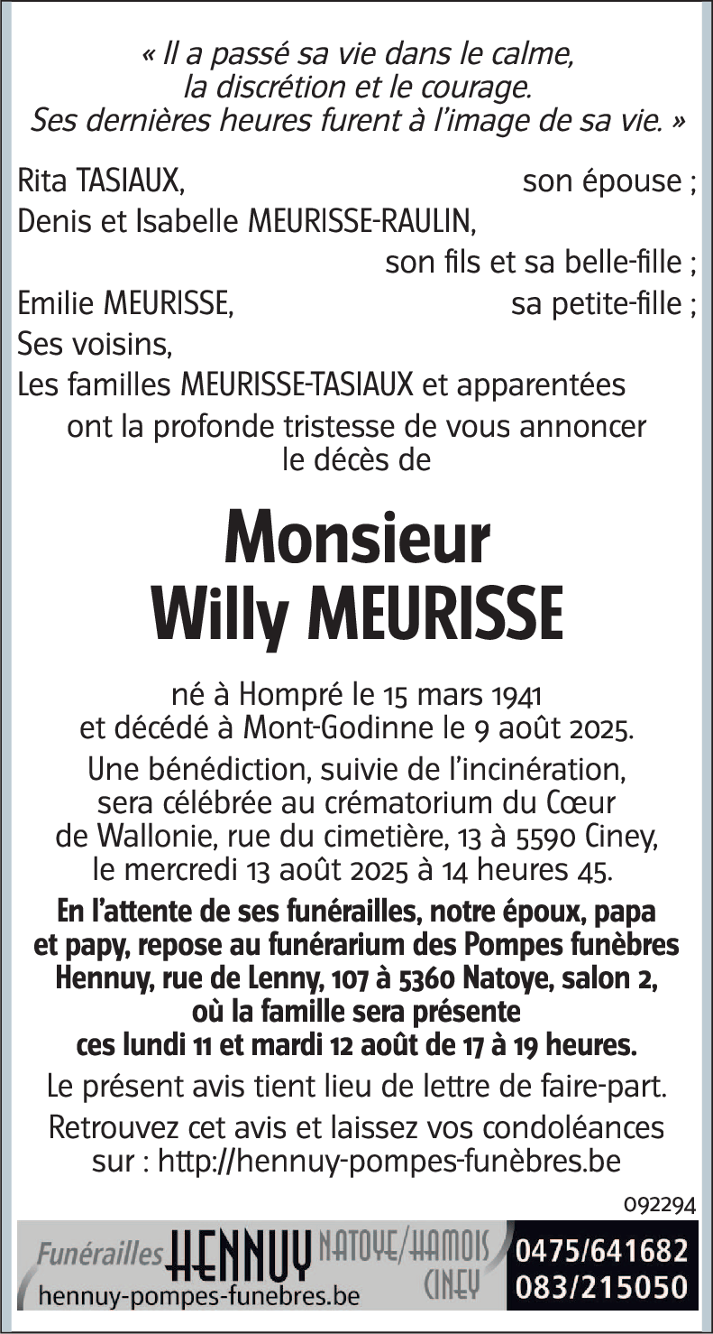 Wiily MEURISSE