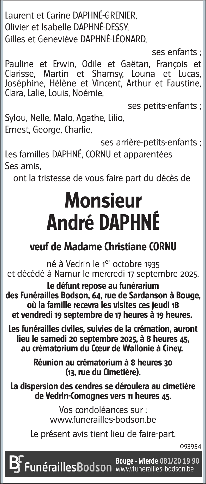André DAPHNÉ