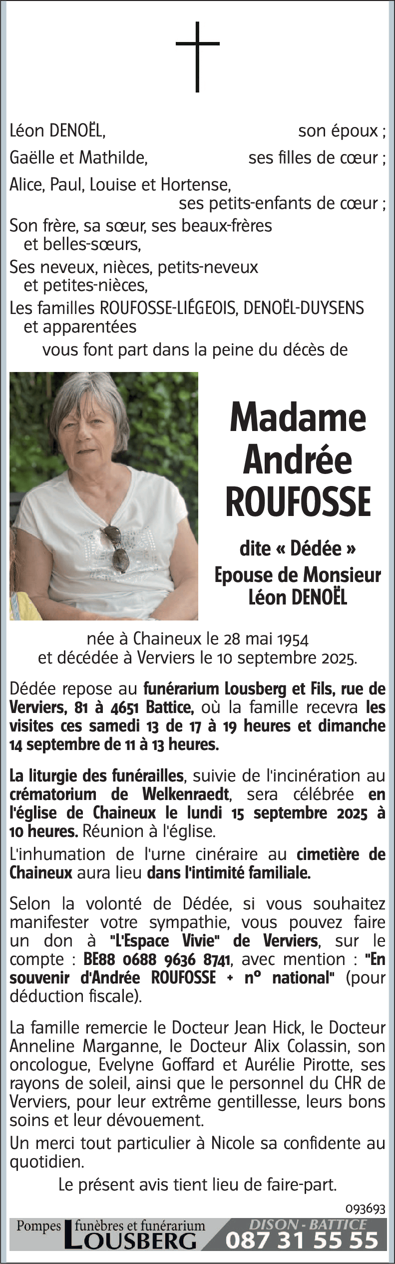Andrée ROUFOSSE