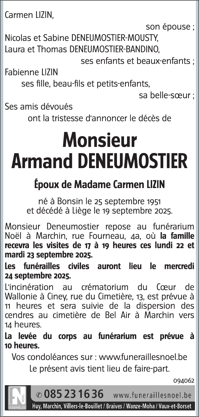 Armand Deneumostier
