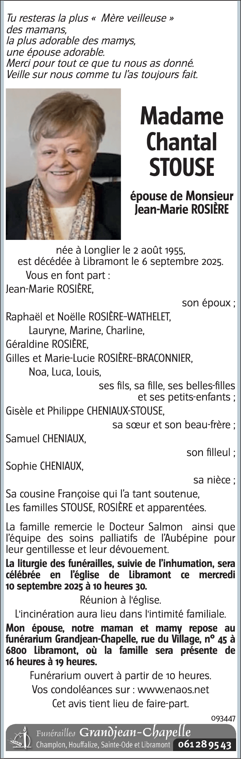Chantal STOUSE