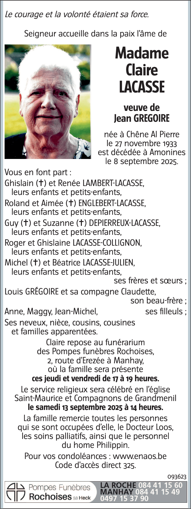 Claire LACASSE