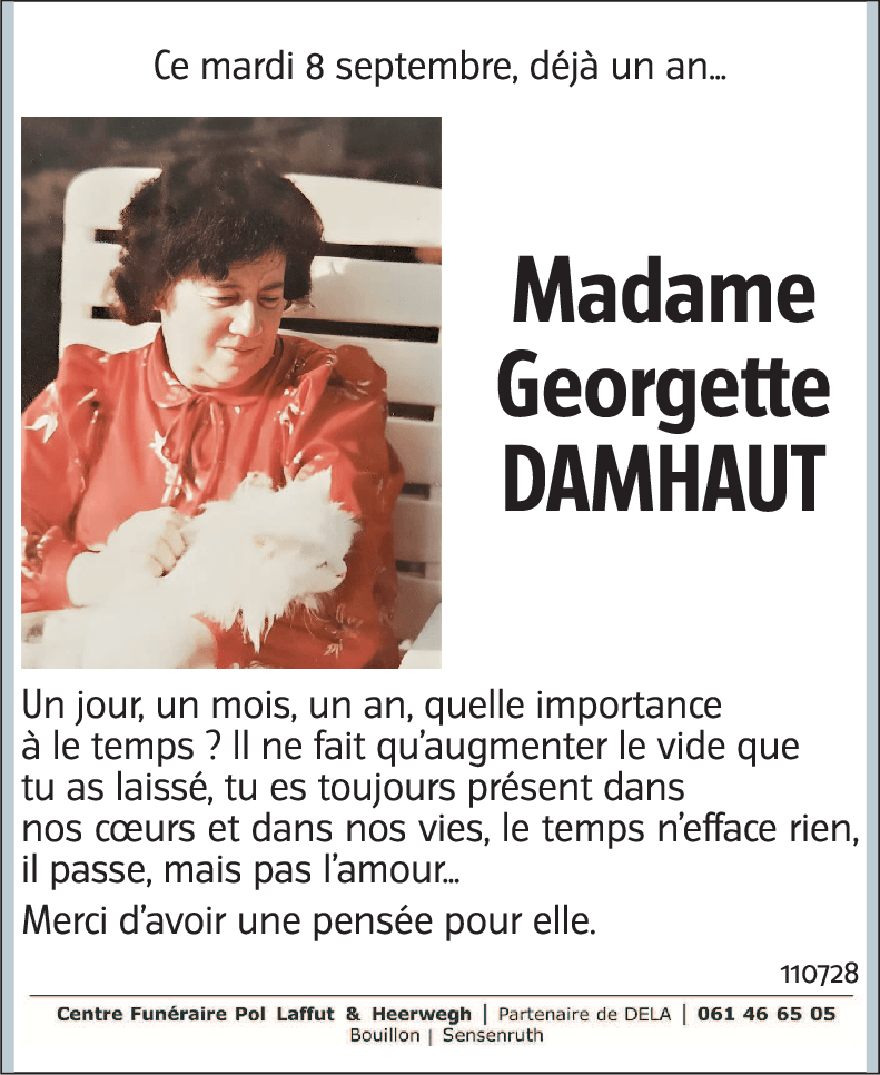 Georgette DAMHAUT