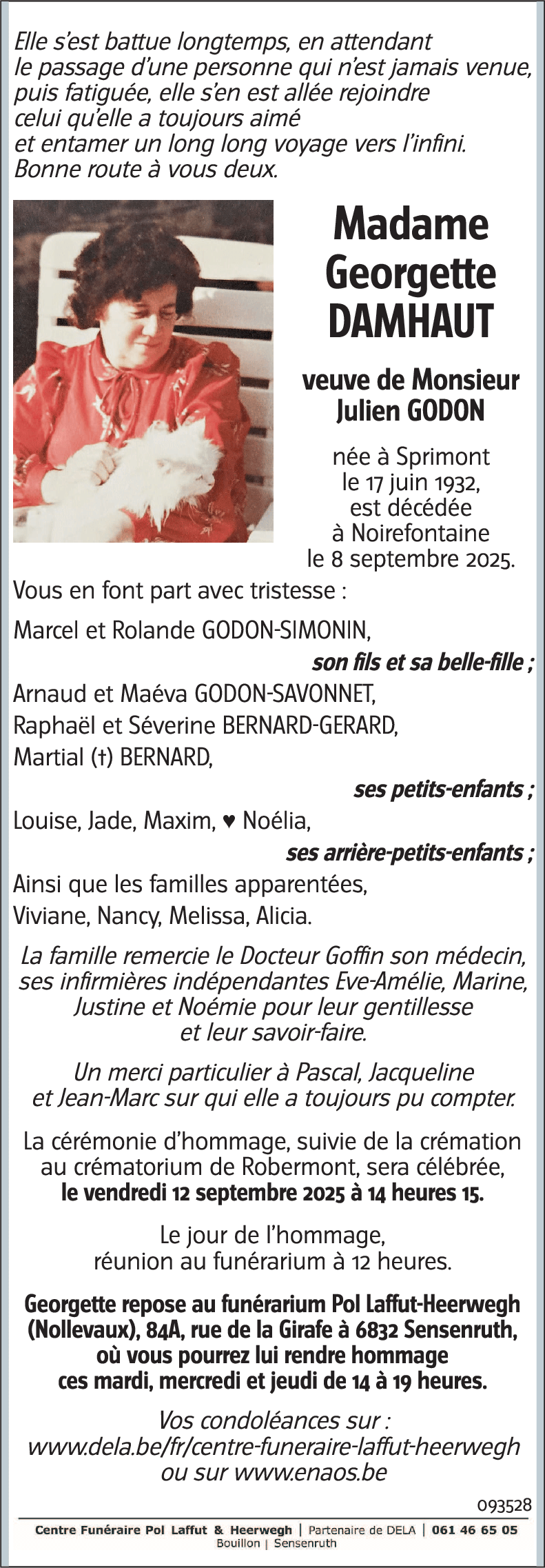 Georgette DAMHAUT