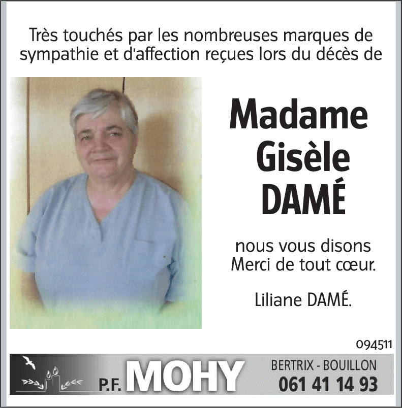 Gisèle DAME