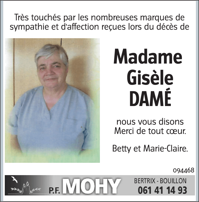 Gisèle DAME