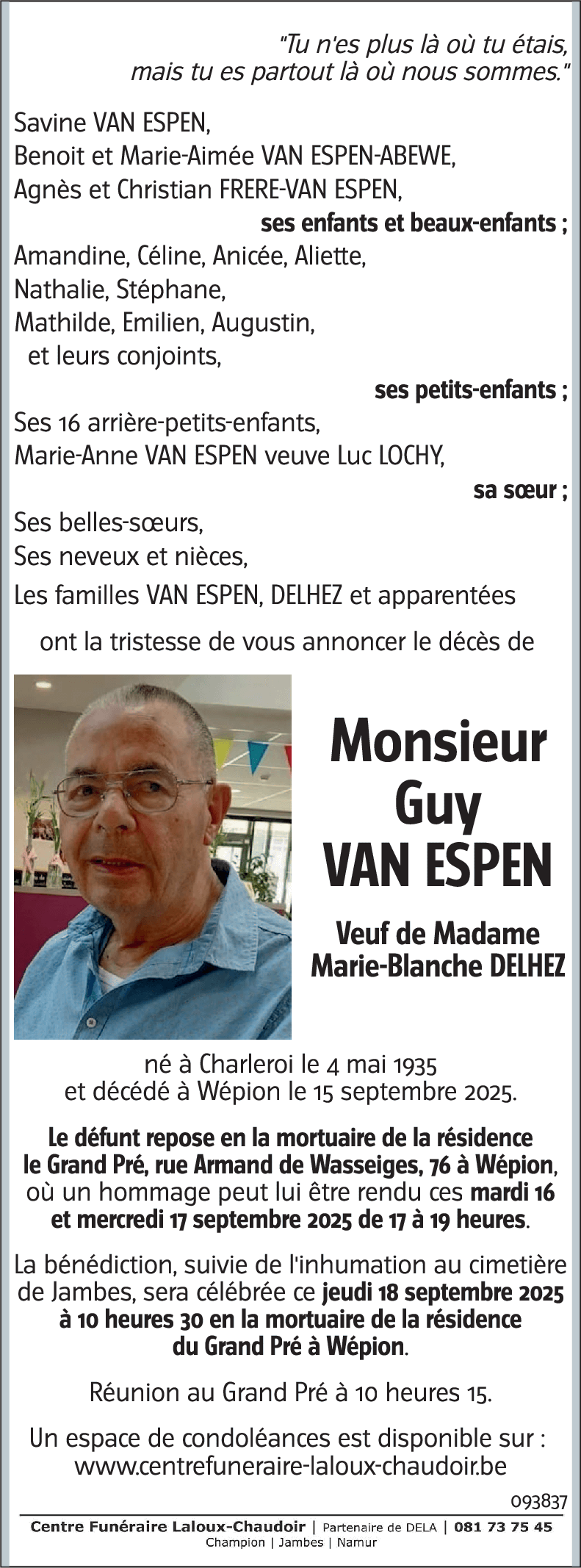 Guy VAN ESPEN