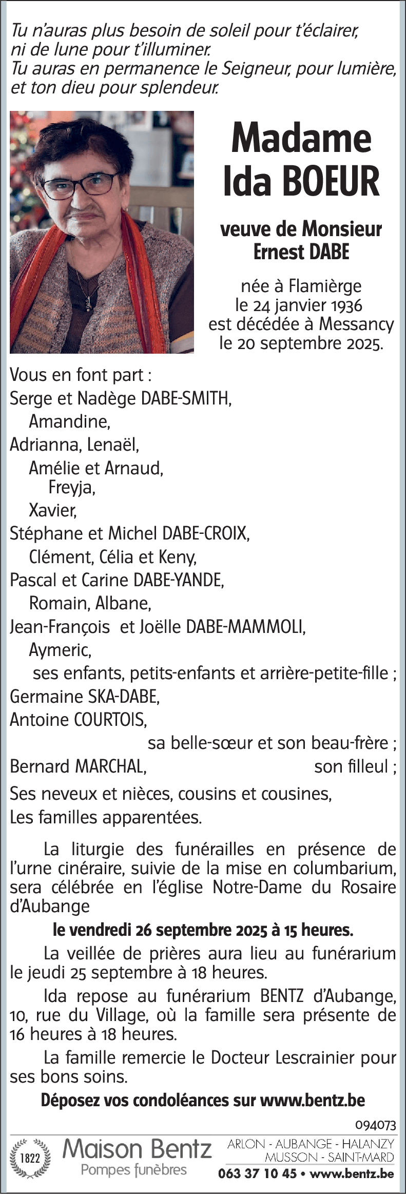 Ida BOEUR