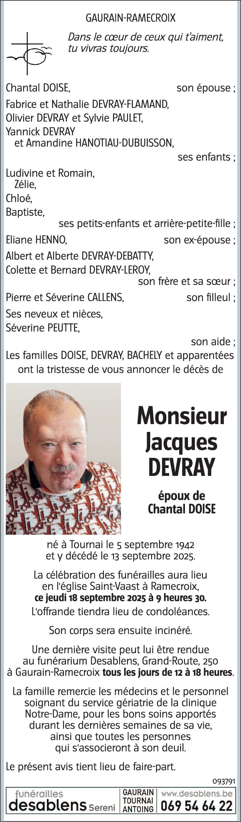 Jacques DEVRAY