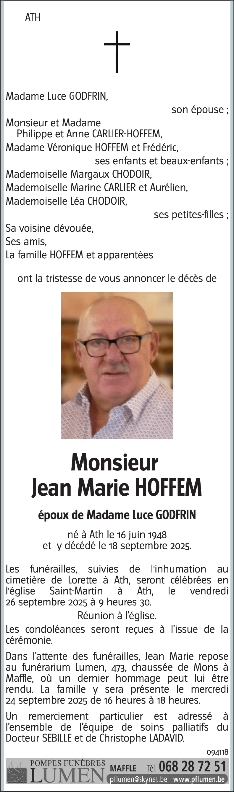 Jean Marie HOFFEM