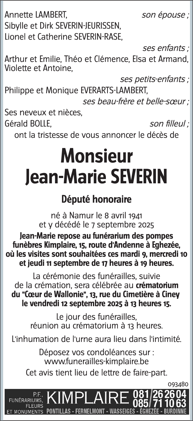 Jean-Marie SEVERIN