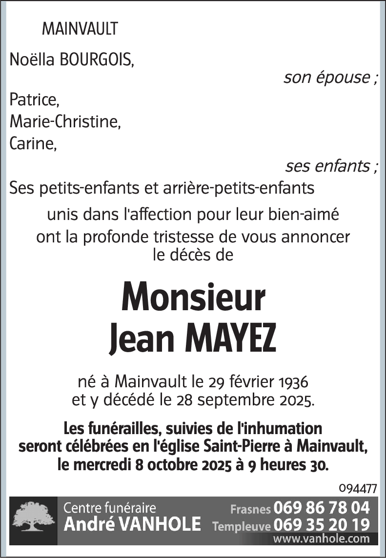 Jean MAYEZ