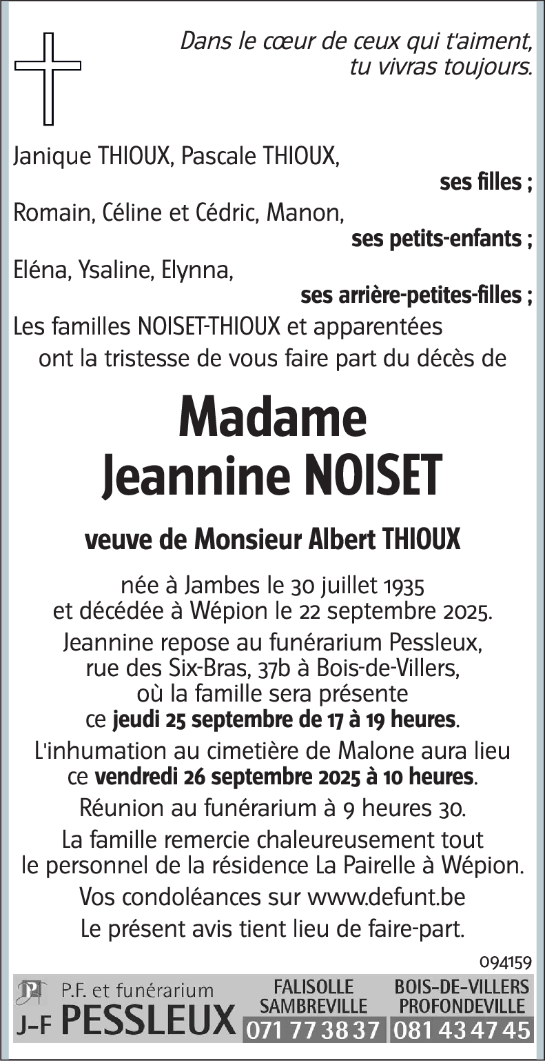 Jeannine NOISET