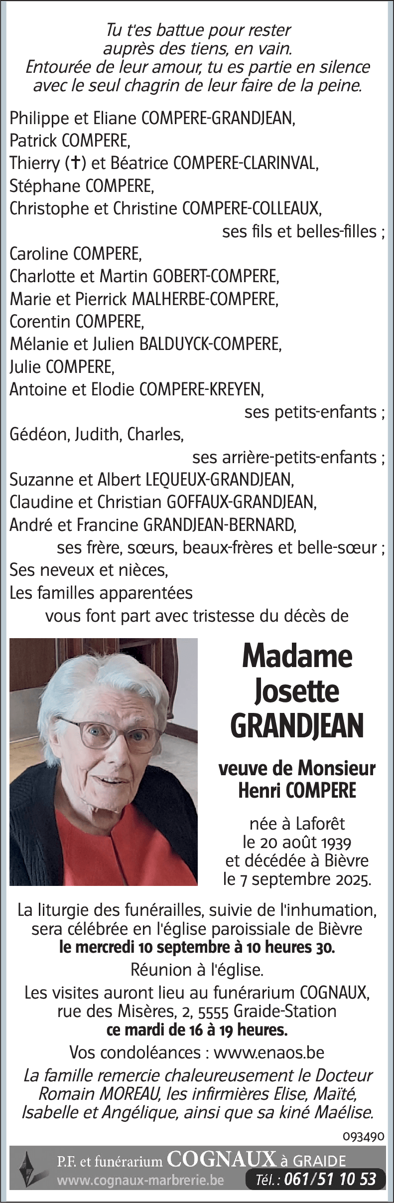 Josette GRANDJEAN
