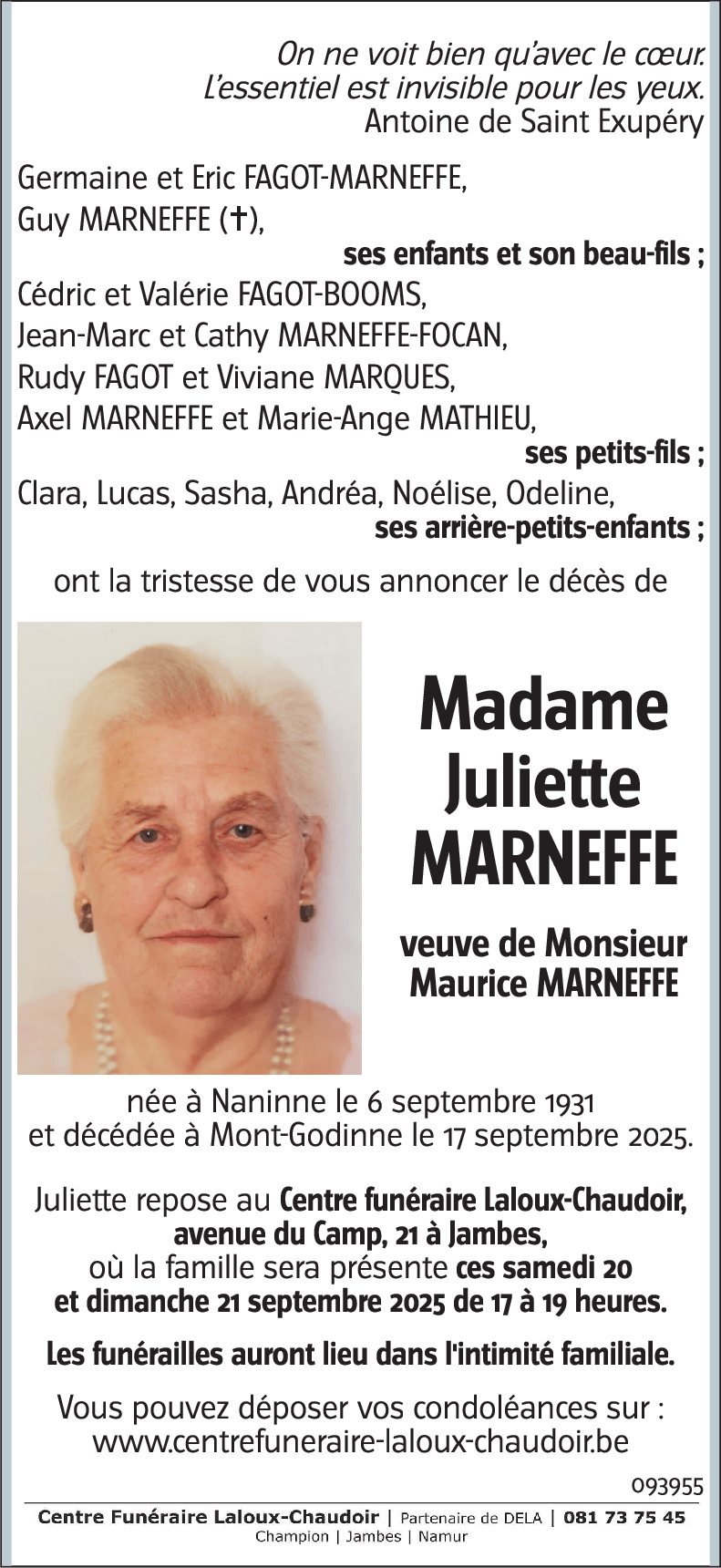 Juliette MARNEFFE