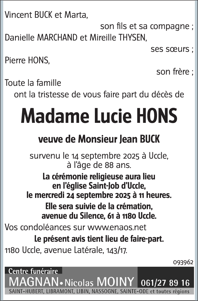 Lucie HONS
