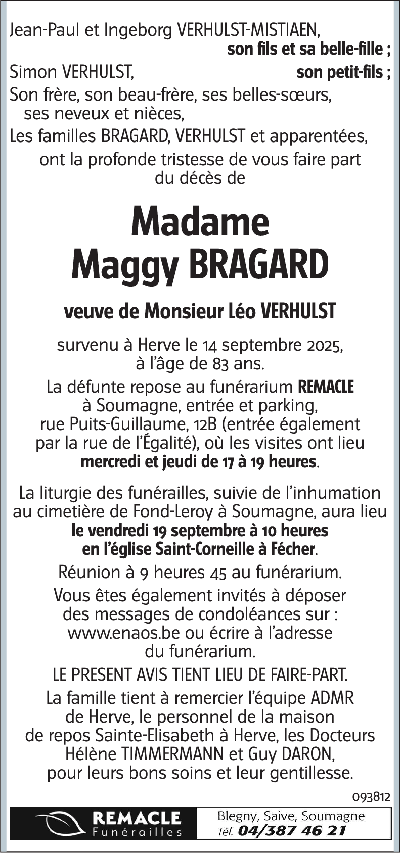 Maggy BRAGARD