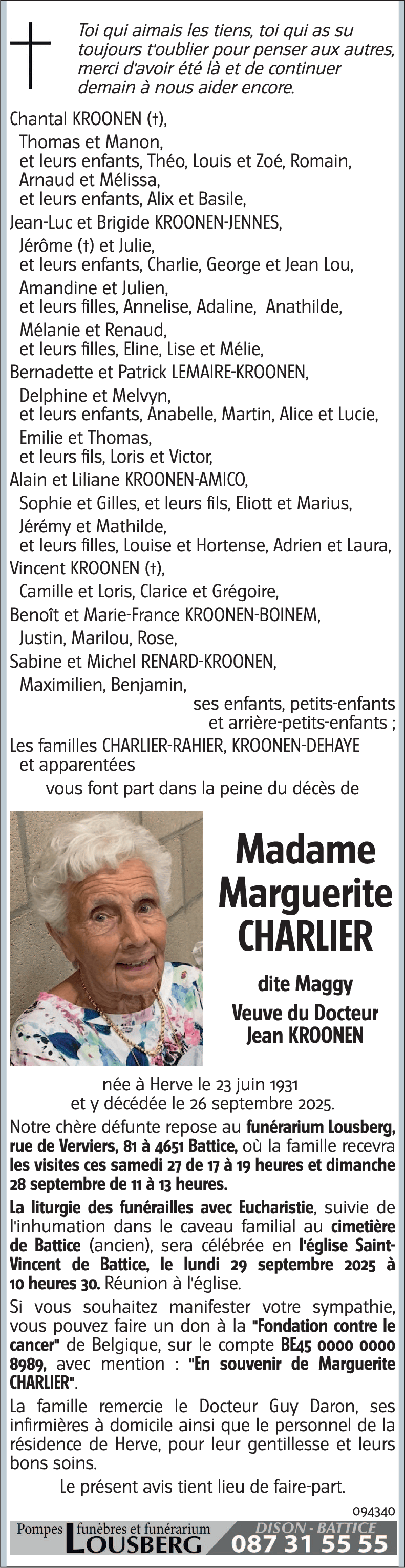 Marguerite CHARLIER