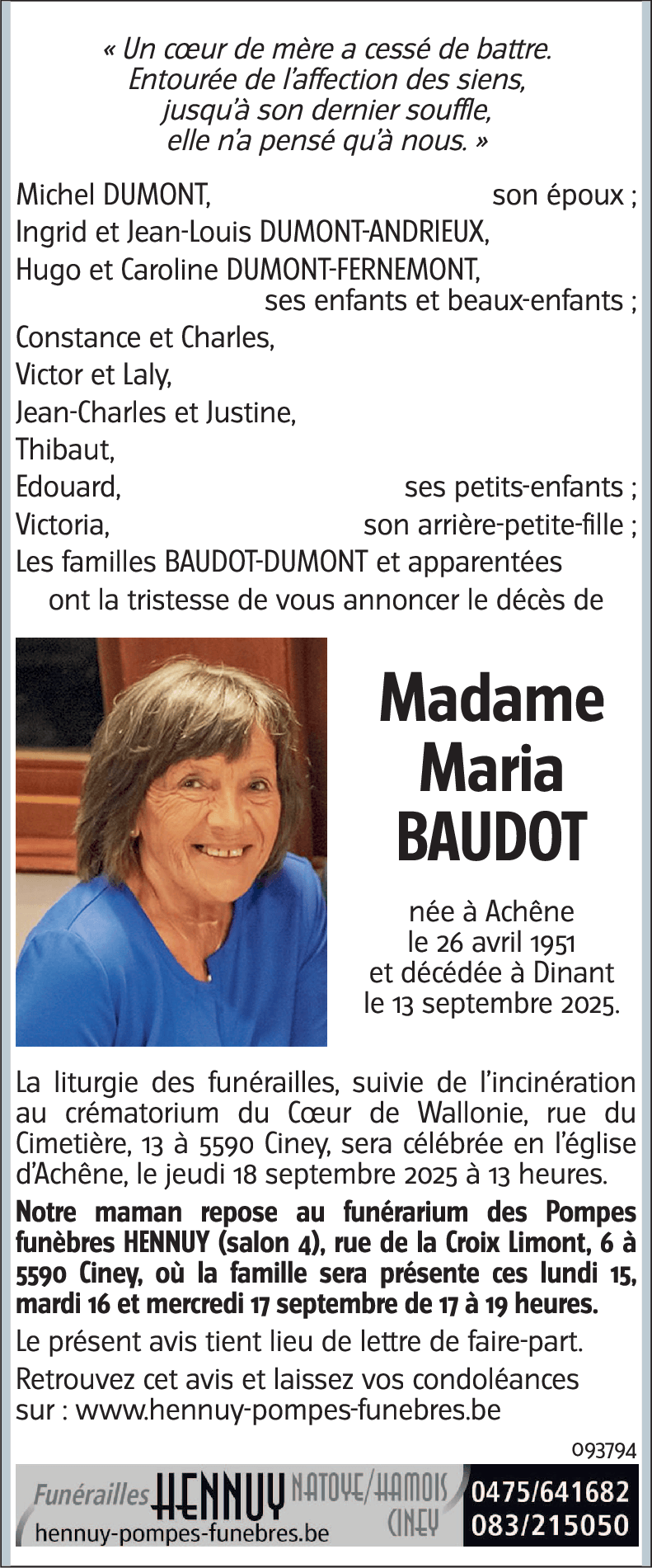 Maria BAUDOT