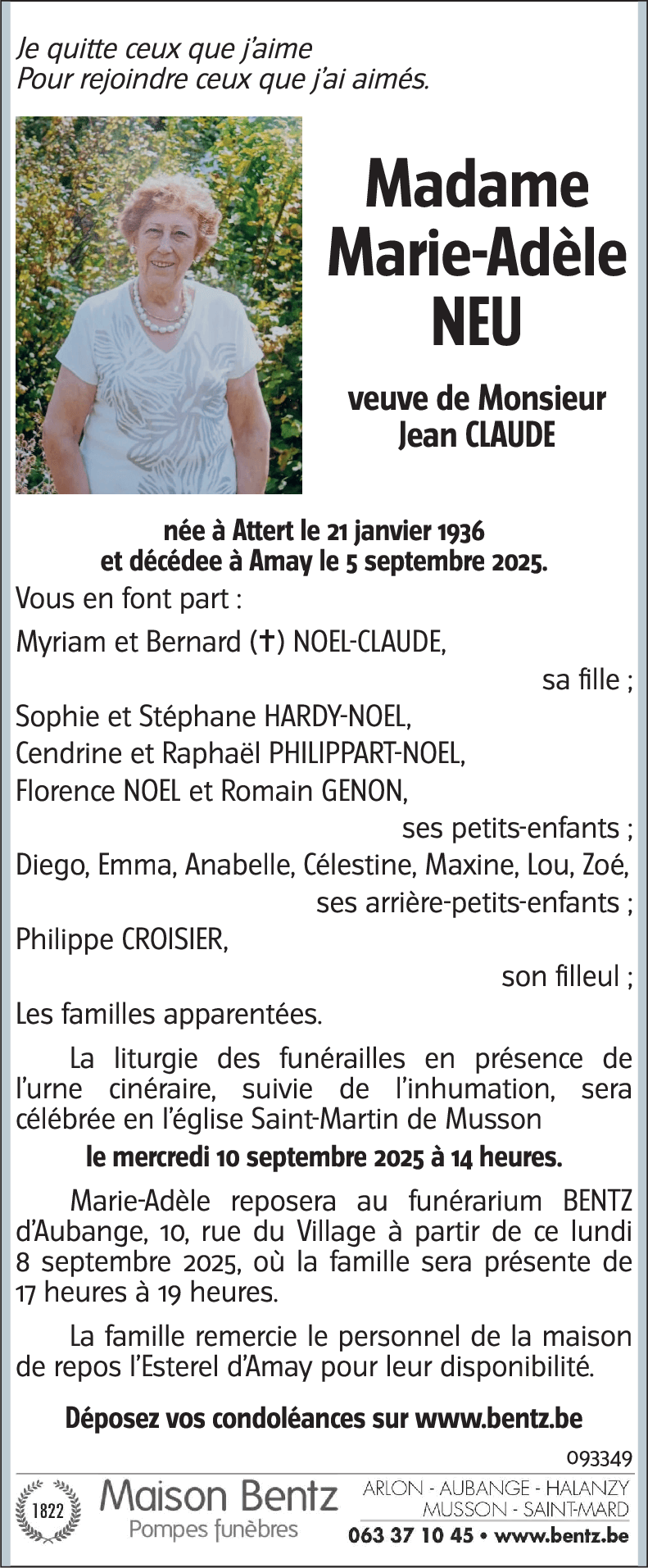 Marie-Adèle NEU