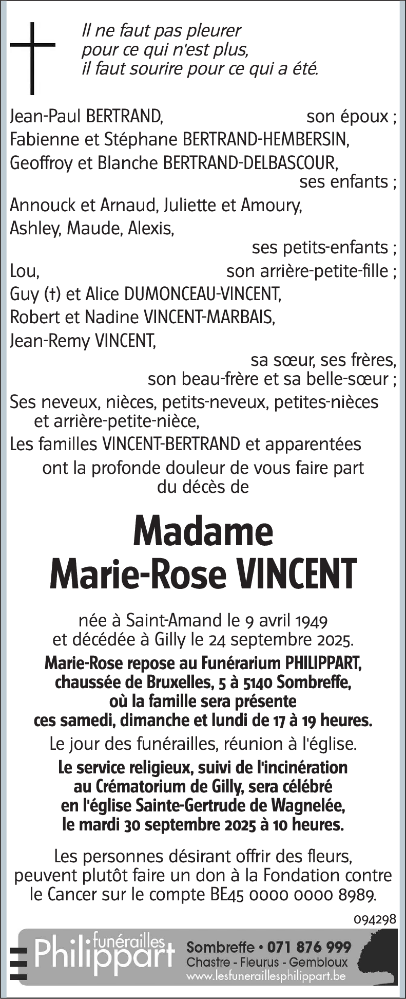 Marie-Rose VINCENT