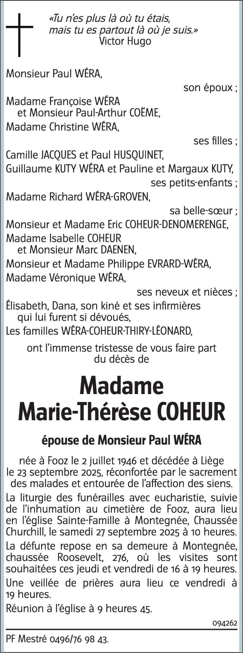 Marie-Thérèse Coheur