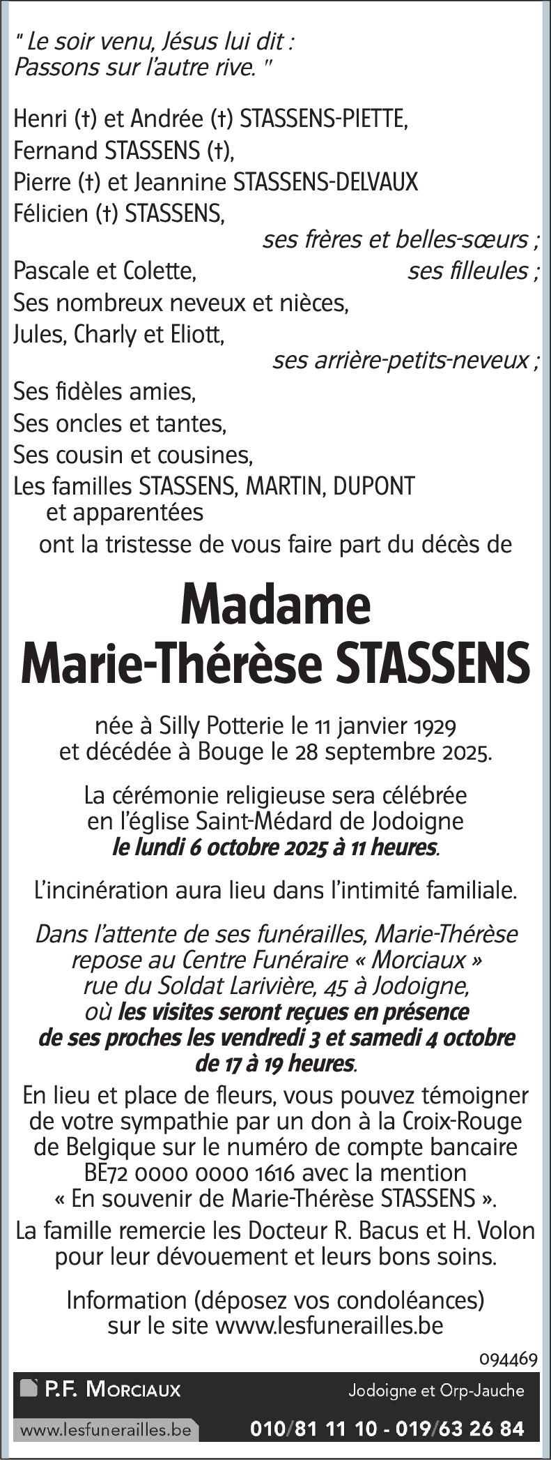 Marie-Thérèse STASSENS