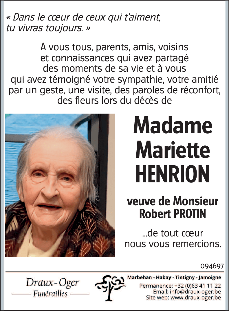 Mariette HENRION