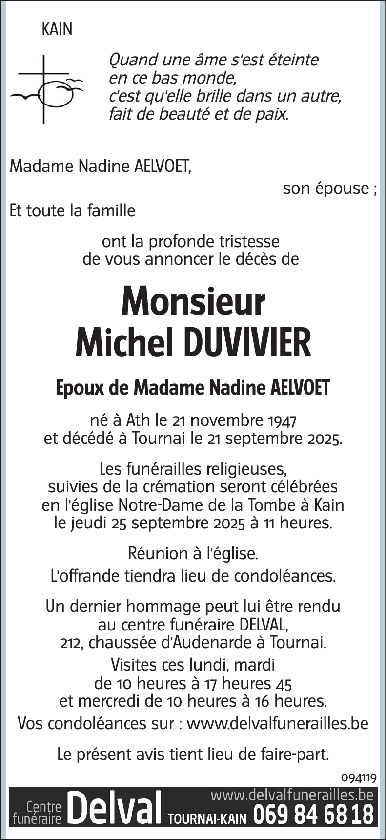 Michel DUVIVIER
