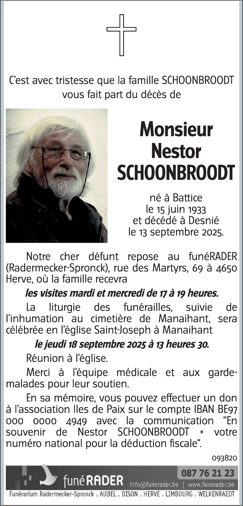 Nestor SCHOONBROODT