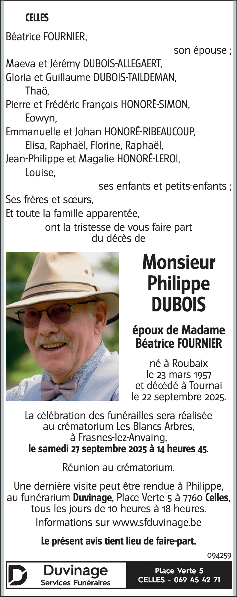 Philippe DUBOIS