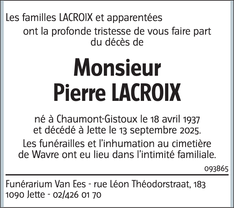 Pierre LACROIX