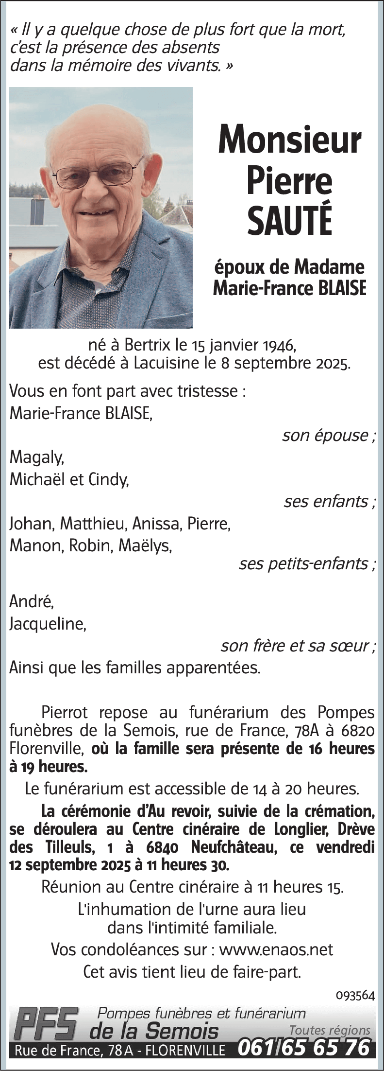 Pierre SAUTÉ