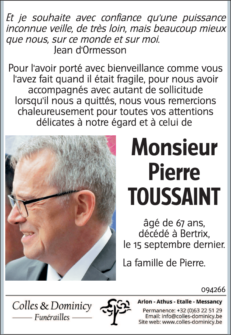 Pierre TOUSSAINT