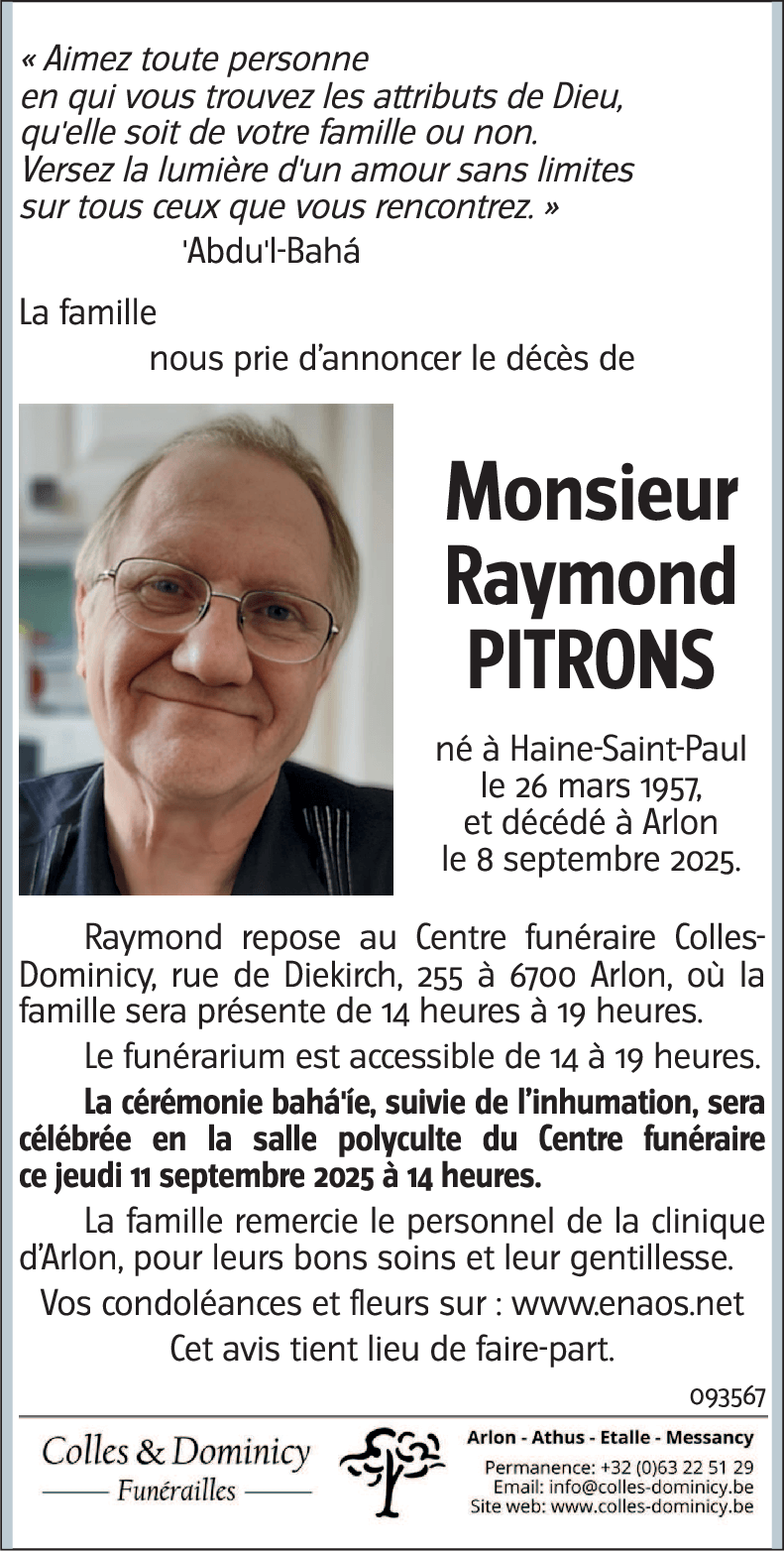 Raymond PITRONS
