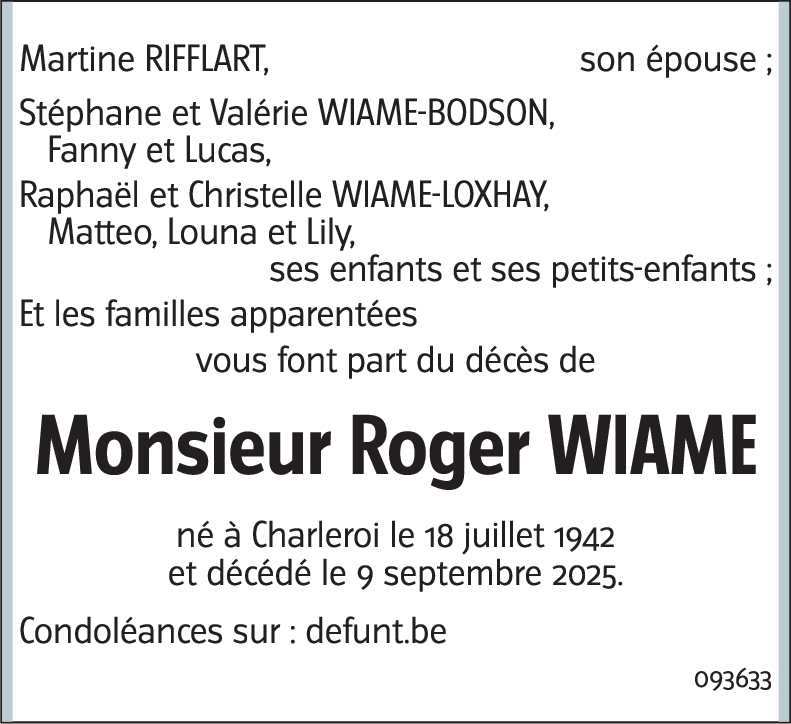 Roger WIAME