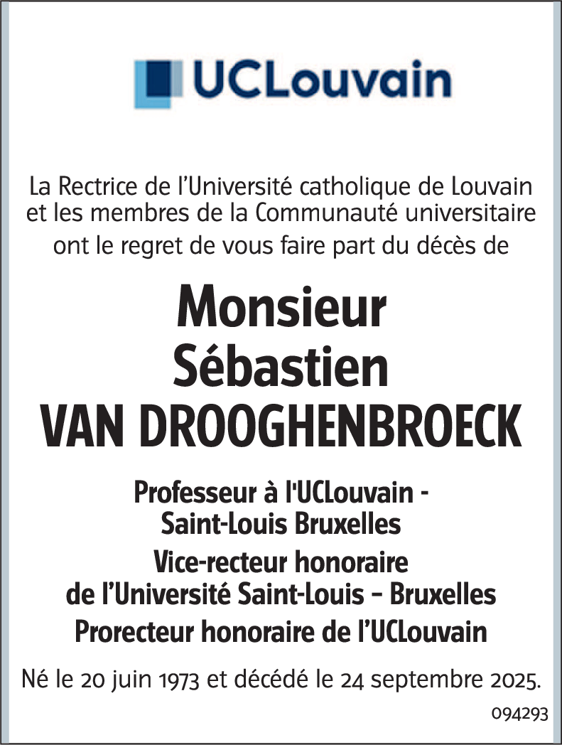 Sébastien van DROOGHENBROECK